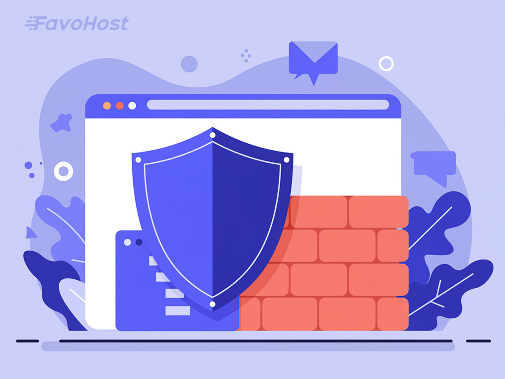 website firewall protection shield over web traffic